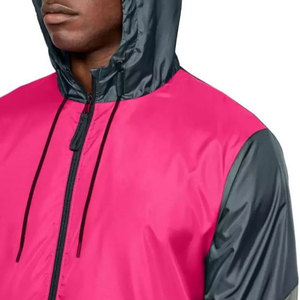 Chaqueta cortavientos Softshell unisex logotipo personalizado ropa de abrigo de alta calidad cremallera tela impermeable abrigo a prueba de viento de moda - Product Image 3