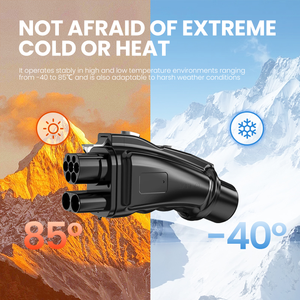 อะแดปเตอร์ชาร์จเร็ว DC แบบพกพา มาตรฐานยุโรประดับไฮเอนด์ รุ่นใหม่ สำหรับ Tesla 250A 1000V ความต้านทานการสัมผัสต่ำ IP54 รองรับ CCS2 GBT/J1772 - Product Image 6