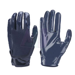 Gants de football américain en cuir Maximum Control, légers, surface à forte adhérence, design respirant, construction durable, professionnels - Product Image 1