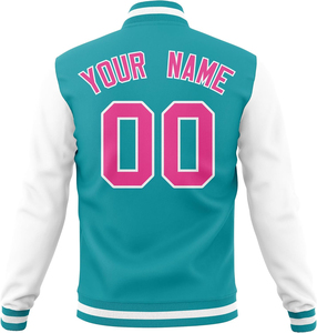 Oem Custom Embroidery Custom Brand Plain Blank Mens Winter Stand Collar Solid Loose Casual Varsity <b>Sport</b> <b>Jersey</b> - Product Image 2