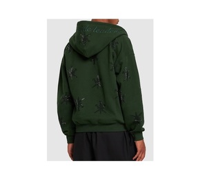 Fabricants Sweats à capuche zippés surdimensionnés avec fermeture éclair intégrale et strass Vente en gros - Product Image 2