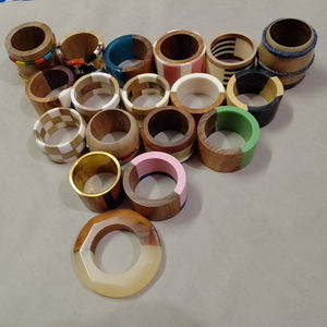 Best Design Multi-Color <b>Resin</b> Napkin <b>Ring</b> Set Multi-Shape Tableware for Home & Restaurant Kitchen New Style Dinnerware - Product Image 6