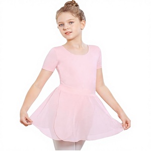 Nouvelle Arrivée Ensemble 3 Pièces Robe de Danse Ballet avec Logo en Coton pour Enfants, Tenue de Scène et d'Entraînement, Collants de Gymnastique pour Filles Ballerines - Product Image 2