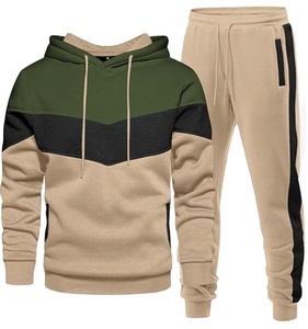 Ensemble de survêtement streetwear 2 pièces personnalisé pour homme en molleton technique brodé, sweat à capuche et pantalon de jogging, collection automne-hiver, vente en gros - Product Image 6