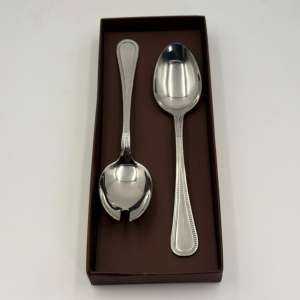 Nuevo Juego de 2 Cucharas de Acero Inoxidable, Cuchara para Ensalada, Cuchara Integrada, Hecha a Mano, para Hotel, Restaurante, Mango Largo, para Platos y Comidas - Product Image 4