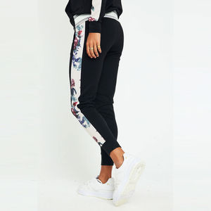 Pantalon de survêtement skinny personnalisé pour femme avec cordon de serrage à la taille, style streetwear, tenue de sport, design devant plat - Product Image 3