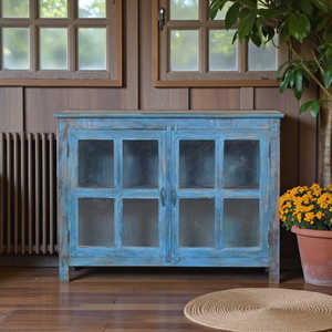 Antique Oak Wood Living Room Furniture Luxury and <b>Rustic</b> Wooden <b>Cabinet</b> for Home Villa Dining Wine Cellar Home Bar Use - Product Image 2