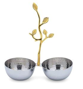 Cuenco decorativo de color dorado de la mejor calidad, tamaño personalizado disponible, cuenco para servir para uso doméstico en hoteles al mejor precio. - Product Image 2