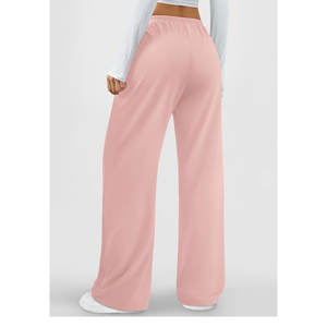 Adjustment Baggy Sweatpants <b>For</b> <b>Women</b> Best Quality Straight <b>Trouser</b> Drawstring Waist Pocket 2025 New Arrival Easy To Wear - Product Image 5