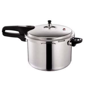 T-FAL pentola a pressione 92160PC pentola in acciaio 6L con coperchio in vetro per Gas a induzione cucina a induzione per la casa e ristoranti - Product Image 2