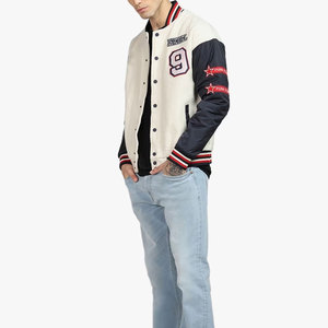 Modern Day Customized Logo Printed 2026 Comfort Men Varsity <b>Jacket</b> Casual Street <b>Smart</b> Men Varsity <b>Jacket</b> - Product Image 2