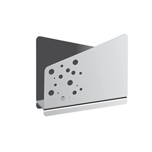 Porte-serviettes en acier inoxydable au design fait à la main avec finition polie miroir, parfait pour la vaisselle et les articles d'hôtel - Product Image 5