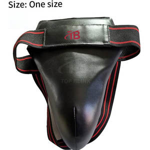 Protector de ingle de boxeo de cuero cómodo de alta calidad al por mayor para usar en boxeo - Product Image 3