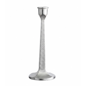 Wholesale Classic <b>Silver</b> Metal Bamboo Shape <b>Candlestick</b> Holder Polished Aluminium Candle Stand Home Birthday Eco-Friendly - Product Image 2