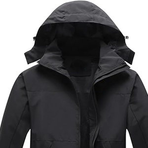 Chaqueta Cortavientos Técnica Impermeable para Hombre, Chaqueta de Lluvia Plegable para Senderismo - Product Image 1