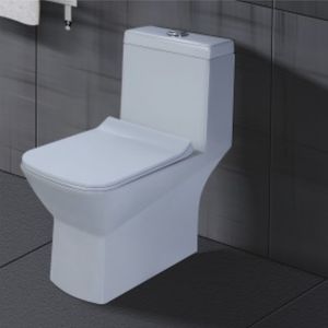 Ustensiles sanitaires en céramique occidentale de style moderne une pièce-118 pour salle de bain. - Product Image 2