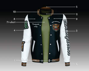 SampleSampleSample Varsity Jacket Chaquetas de hombre - Product Image 1