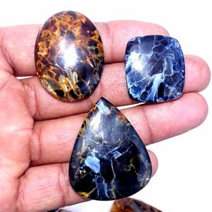 พีเตอร์ไซต์ธรรมชาติ อัญมณีหลวม ขายส่ง พีเตอร์ไซต์ธรรมชาติ อัญมณีคาโบชอง อัญมณีที่สวยงามสําหรับทําเครื่องประดับ - Product Image 5