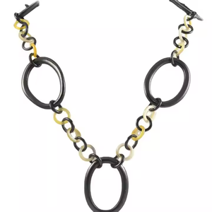 Collar de cuerno de búfalo Collar de cuerno natural/Joyería de cuerno de búfalo POR artesanía de media luna - Product Image 5