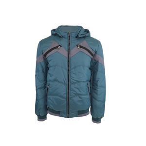 Veste en duvet d'hiver pour hommes, couleur unie, doudoune à capuche, duvet blanc, manteau extérieur coupe-vent pour hommes - Product Image 2