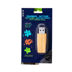 Chiavetta USB in Bambù Personalizzata per Uso Promozionale - Product Image 3