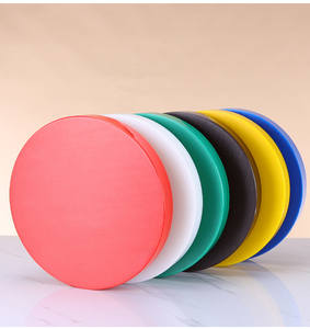 STR Großhandel Lebensmittelechte Haushalts-Anti-Schimmel-Kunststoff-PE-Farbige Quadratische Schneidebretter Bunte PE-Schneidebretter - Product Image 2