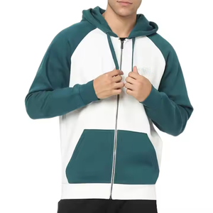 Unisex Street Style Winter Zipper Hoodie 100% Cotton Fleece/French Terry Solid Plus Size Hooded Collar Quick Dry & Breathable - Product Image 6