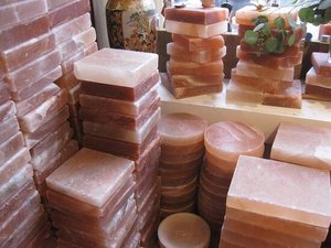 Paneles de roca natural de ladrillos de sal rosa del Himalaya tallados a mano de primera calidad para decoración del hogar y curación hechos a mano con amor - Product Image 5