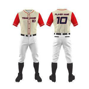 Meilleures ventes, style unique, uniformes de baseball et de softball, tissu respirant, personnalisable, service OEM, uniforme de baseball 100% polyester - Product Image 1