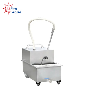 Friteuse commerciale filtre à huile <span class=keywords><strong>voiture</strong></span> chariot Machine filtre à huile de cuisson Machine de filtrage huile de friture - Product Image 3