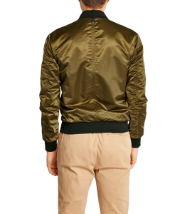 Blouson d'aviateur en nylon de style personnalisé pour hommes haute qualité grande taille veste de vol décontractée en tissu veste de duvet respirante pour vêtements de rue - Product Image 2