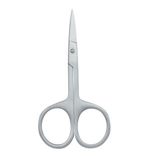 Ciseaux de manucure en acier inoxydable à lame droite à pointe pointue pour broderie de cuticules d'ongles - Product Image 1