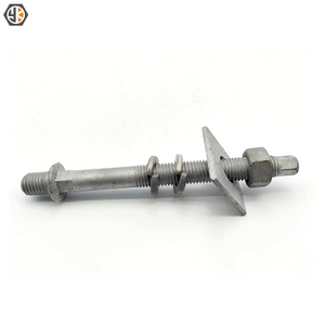 Isolateur Poleline Hardware Galvanisé 5/8 3/<span class=keywords><strong>4</strong></span> Goujon de <span class=keywords><strong>poteau</strong></span> de ligne à longue tige forgé pour bras en <span class=keywords><strong>bois</strong></span> - Product Image 1