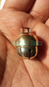 Cloches de fauconnerie en laiton et argent bicolore English Two Tune Design pour les amateurs de chasse - Product Image 2