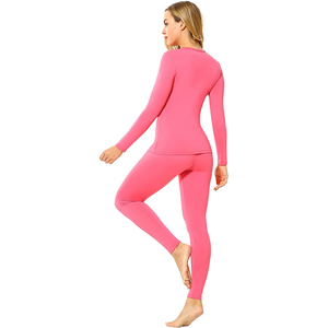 Sous-vêtements thermiques longs Johns pour femmes, conception de haute qualité, impression de Logo personnalisée, tissu en coton et Polyester - Product Image 4