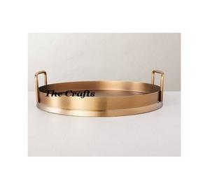 Bandeja para servir aperitivos y chocolate de diseño atractivo en bandeja de comida de color hierro dorado para uso en fiestas de bodas a baja velocidad - Product Image 1