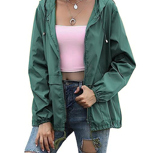 Cierre de cremallera Transpirable A prueba de viento Tallas grandes personalización Ropa deportiva Fabricante Chaqueta ligera para exteriores - Product Image 3