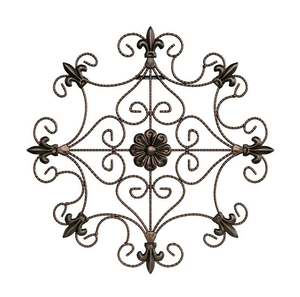 Popular redondo de hierro colgante de pared decoración de arte hogar Hotel restaurante Oficina sala de estar colgante de pared artes casa calentamiento decorativo - Product Image 6