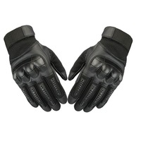 Doigt complet respirant Silicone impression anti-dérapant Anti-chute protéger gants moto Impact gants gants tactiques