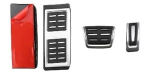 Cubierta Protectora para Pedal de Acelerador y Freno, Alfombrilla para VW Tiguan L Golf 8 Mk7 Polo 2019 2020 <span class=keywords><strong>2021</strong></span>, Accesorio Interior para Auto - Product Image 2