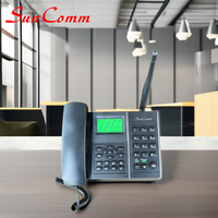 Téléphone fixe sans fil 4G LTE VoLTE SunComm SC-9600C-4GW avec port LAN, écran de 4,3 pouces, batterie de 2000 mAh