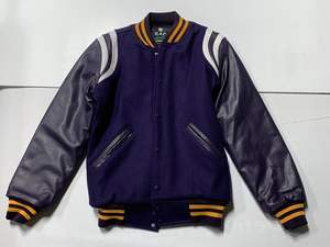 2023 hommes personnalisé Varsity Design doudoune tissé coton cuir Polyester Streetwear Style vêtements personnalisés pour printemps hiver - Product Image 6