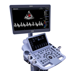 Système d'échographie Doppler couleur 4D Edan Accalarix LX3 VET sur chariot pour diagnostic vétérinaire en clinique et hôpital - Product Image 4