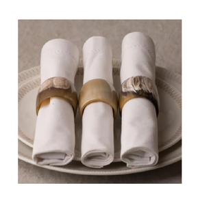 แหวนรองผ้าเช็ดปากรูปเขาควายแบบมีสไตล์สำหรับรับประทานอาหาร - Product Image 5