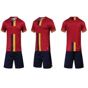 Alta calidad por encargo ropa atlética Odm fútbol Jersey uniforme alta calidad 100% poliéster Francia fútbol Jersey uniforme equipo - Product Image 5