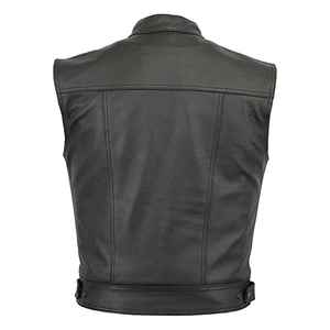 2026 recién llegado, prendas de vestir con estilo, chaleco de cuero de alta calidad más vendido con Chaleco de cuero genuino para hombre cálido a prueba de viento - Product Image 6