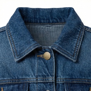 Veste en jean pour femme, nouvelle mode, meilleur prix, design respirant, fermeture éclair, coque en coton, col mandarin, personnalisable - Product Image 4