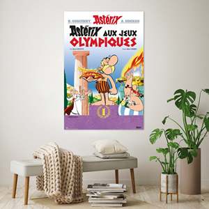 Póster de Asterix y Obelix de estilo moderno para decoración de pared con diseño de los Juegos Olímpicos - Product Image 4