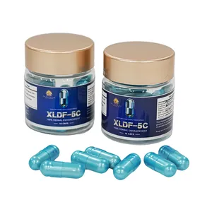 Capsules de Cordyceps et de Ginseng pour la santé masculine stimulent la vitalité, tandis que l'apport en fibres alimentaires renforce l'immunité masculine. - Product Image 1