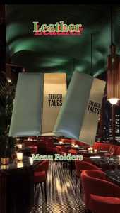 สมุดปกเมนูหนัง PU ขนาด A4สำหรับโรงแรมและร้านอาหารเมนูร้านอาหารเดอภัตตาคารโฟลเดอร์ speisekarte - Product Image 2